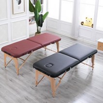 휴대용 접이식 미용베드 이동식 마사지 침대, 일반, 커피색