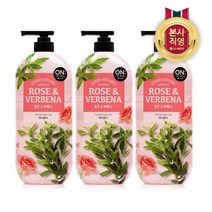 온더바디 수퍼보타닉 로즈 버베나 바디워시 900ml x 3개