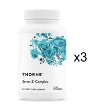 Thorne Research 스트레스 B-컴플렉스 베지테리안 캡슐, 60정, 3개