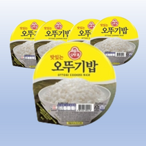 오뚜기 맛있는 밥 흰밥 쌀밥 210g, 210그렘 36개
