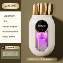 칼도마 자외선 살균기 충전식 식기, 화이트 자외선 바람건조