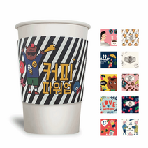 (컵홀더)10/13온스-캐릭터 랜덤 20종 혼합 500개, 없음, 10/13온스-캐릭터