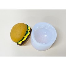 미니 햄버거 수제 1구 디저트 실리콘 몰드 (국내 자체 제작) 핸드메이드 DIY