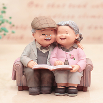 부모님선물 도자기 인형 행복한 노부부, 2.앨범, 2.앨범(혼합색상)