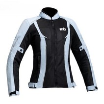 Poomihouse 오토바이 여성 프리미엄 자켓 여름 메쉬 통기성 레이싱 전문 보호대, 3XL, SJW-06 AIR 그레이 블루