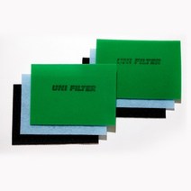 기아차종 유니필터 습윤식 에어컨/히터필터 리필세트, 포르테쿱