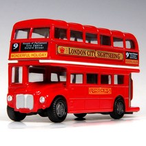 (모터맥스) 4.75 런던버스 하드탑 미니카 (540M76002) - (모터맥스/런던버스하드탑/모형자동차/버스/미국)