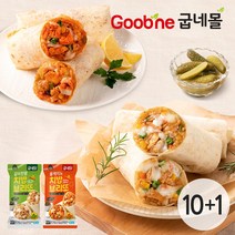 굽네몰 [든든 간식]굽네 닭가슴살 치밥 브리또 10+1팩 맛보기 (볼케이노/갈비천왕), 01 치밥 브리또 2종 혼합 10+1팩