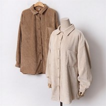 강물처럼 빅사이즈 011 클래식고리골덴롱남방 DSMB530 (6347754)