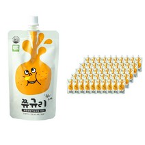 [쮸규리] 제주산유기농감귤 100% 껍질째 착즙한 주스 오가닉 (Organic) 150ml, 50개입