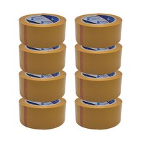 일반 포장용 박스테이프 (80M -8개입) V80 베이지, 단품