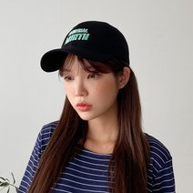 빅 로고 이니셜 볼캡 야구 모자 남녀공용