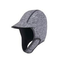 스쿠버 다이빙 후드 캡 2mm 네오프렌 다이빙 잠수복 후드 탄성 방수 헤드 기어 수영 모자 수상 스포츠 카약 카누, 네오프렌 나일론, 회색