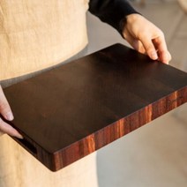 앤도마 블랙우드 엔드그레인도마 원목 나무 수제 우드 이상민 도마 센스있는 선물, 추가안함