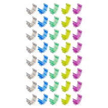 Sewing Bobbin Clips Plastic Bobb Thread Spool Holder Clamps for Household Machine Embroidery Quiltin, [02] 40pcs, 40개