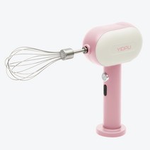 무선 핸드블렌더 가정용 미니 소형 믹서 베이킹 도구 휘핑 거품기 블렌더 믹서기, 분홍색