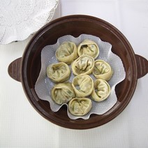 파미레 실리콘 찜 시트 만두 깔개 면보 면주머니, 원형24cm