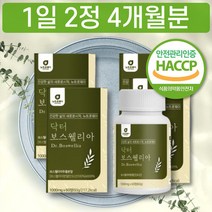 보스웰리아 먹는 방법 추출물 4개월분 치커리 분말 성분 비타민 B C 우슬 사포닌 칼슘, 상세페이지 참조, 상세페이지 참조