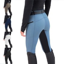 말라이더 승마복 고탄성 레깅스 승마바지 의류 보호복 장비, XXL, 화이트