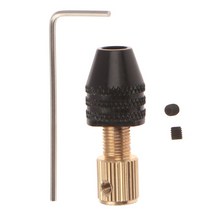 키레스척 드릴 스텝 백텝 2.3mm3.17mm5mm 전기 모터 샤프트 미니 척 고정 장치 0.5-3.2mm 비트 마이크로 척 육각 척 어댑터, 1