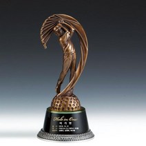 주문 제작 청동 트로피 우승 트로피 홀인원 싱글, 단품
