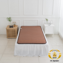 한일의료기 유해전자파 안심 온열 전기장판 탄소매트, 싱글 100x200(cm), 레자