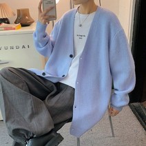 품격있는 생활 남자 니트 카디건 루즈핏 빅사이즈 간절기 코트