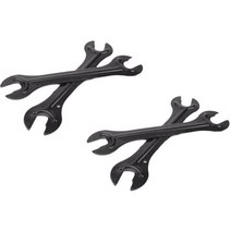 4Pcs Cycling Bike Head Open End Axle Hub Cone Wrench Steel Repair Spanner Tool Kit For Mountain