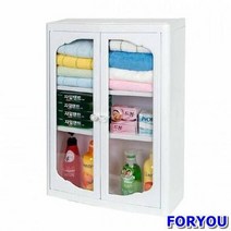 ForU926 벽걸이 욕실장 대 플라스틱 철물 주방용품 생활용품 수납 욕실용품 원목 정리, 화이트*본상품