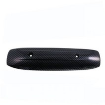 YAMAHA T-MAX500 TMAX500 2001-2005 오토바이 배기관 열 보호기 가드 머플러 커버, Large carbon fiber, Large carbon fiber
