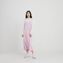 [랩] [LAP] AN1WO263 뒤 프릴 사틴 끈나시 원피스 (P002576824)