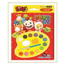 [아이누리] 코코몽 3 엽서 물감 색칠 (마스크제공), 단품