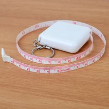 socean 미니 컴팩트 열쇠 고리 주머니 줄자 2m-휴대용 measuring tape auto tapeline 자동감기 재단 곡선 재기 신체 키 사이