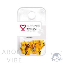 VEDANE 캐릭터압핀 꿀벌 사무실비품