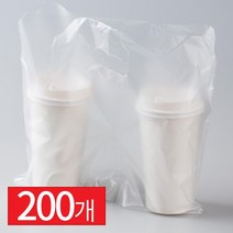 컵캐리어 일체형 비닐 200입, 상세페이지 참조, 상세페이지 참조