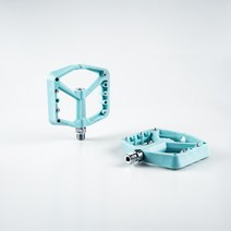 ZRACE-산악자전거 나일론 섬유 페달 바이크 부품 사이클링 MTB DJ BMX, Mint Green