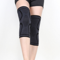 코어리스트 등산 러닝 헬스 무릎보호대 2p, 블랙, 2개