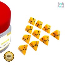 사고력주학놀이 수연산용 주사위 곱셈교구 10p 남아완구 어린이집교구 노래