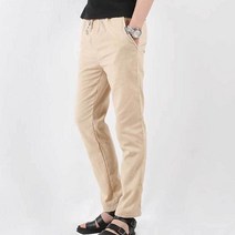 캐주얼 남자 면바지 밴팅 팬츠 데일리 데이트 코디