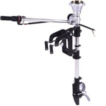 예초기 선외기 모터 2마력/4마력 가솔린 구동 보트 프로펠러, 엔진 없음-프레임