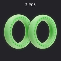 8인치 타이어 전동 킥보드 스쿠터 튜브 8.5 인치 솔리드 타이어 비 공압 Mijia M365 전기 스쿠터 댐핑 고무, 12 2 PCS Green Tires