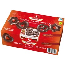 바이스 헤르젠 스타 프레첼 다크 초콜릿 500g Weiss Herzen Stars Pretzels Dark, 1개