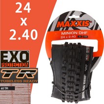 MAXXIS 미니언 DHF 튜브리스 접이식 다운힐 자전거 타이어 산악 26x2.3, 22 24x2.40 EXO TR