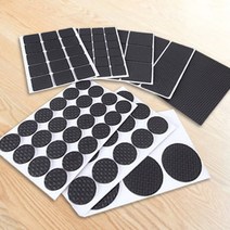 icepink소음방지패드 스크레치 장판긁힘 마루 찍힘보호 의자 가구 미끄럼방지 층간 수평 진동, 원형4.6cm