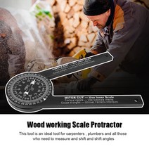 카오디오 레벨메타목공 규모 Mitre Saw 각도기 레벨 마킹 연필 Carpenter 파인더 측정 눈금자 미터 게이지, 한개옵션0