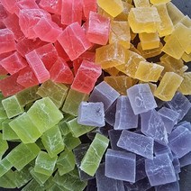 4종 코하쿠토 보석젤리 호박당 보석과자 대용량 답례품, 4가지맛혼합 330g