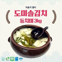 eTV 도미솔김치 동치미3kg, 1