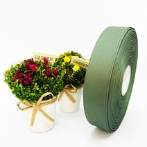 포장 리본 끈 제이제이리본 골직리본15mm 20mm 25mm 60컬러 (길이 45M ) 공단리본, 52솔잎색