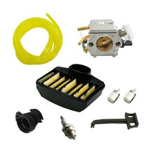 기화기 흡기 매니 폴드 필터 연료 라인 Husqvarna 362 371, 한개옵션0