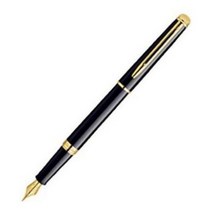 뉴헤미스피어 락카 만년필 블랙GT/F/WATERMAN, 없음